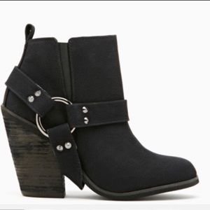 nasty gal x shoe cult harness bootie